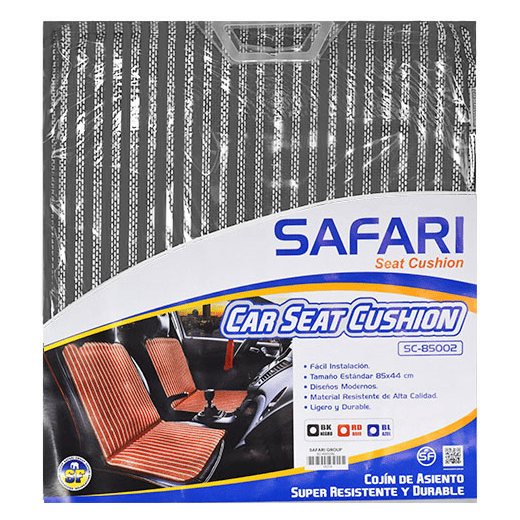 Safari Group  COJÍN FRESCO PARA ASIENTO 85X44CM NEGRO