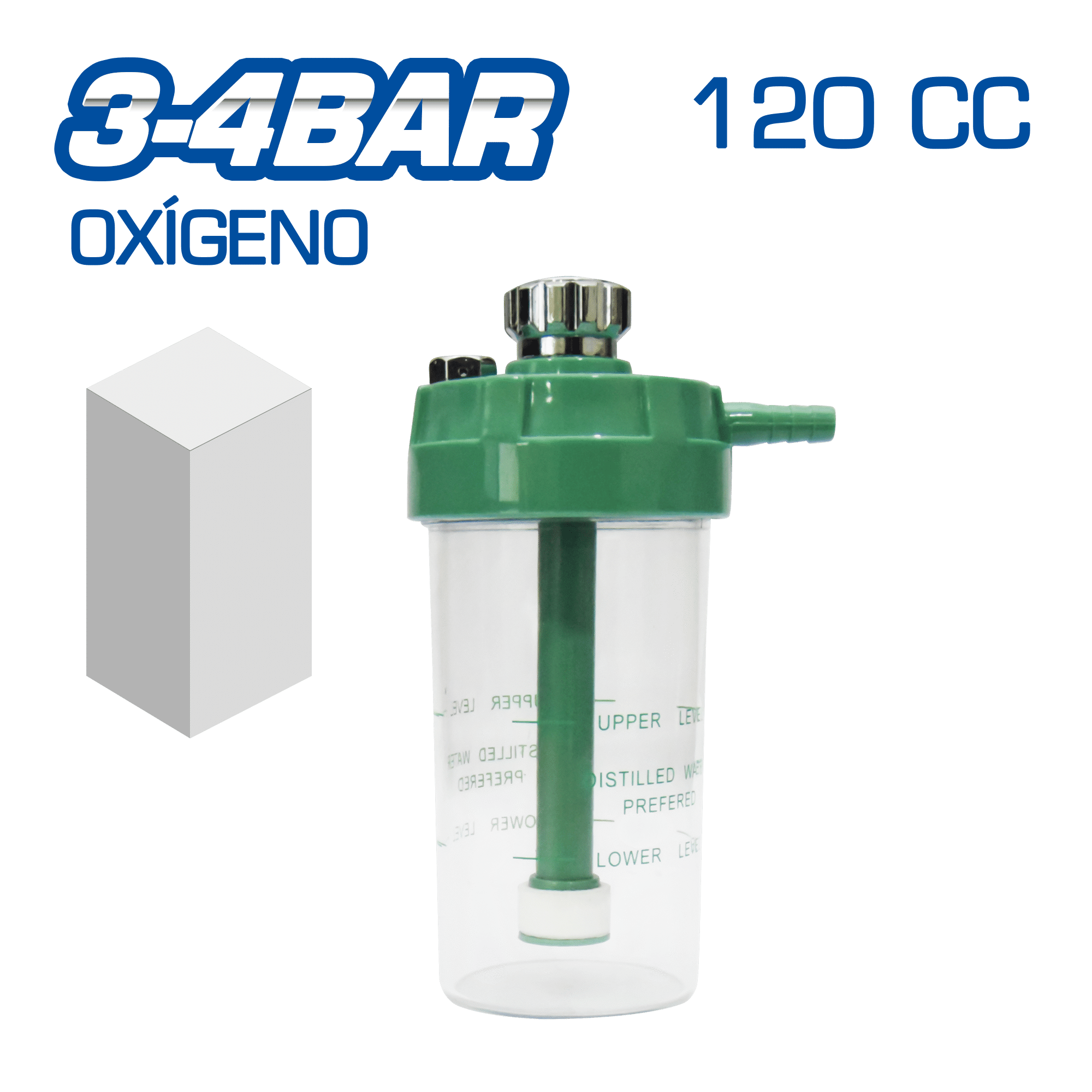 VASO HUMIDIFICADOR OXIGENO P/REGULADOR ZR-187