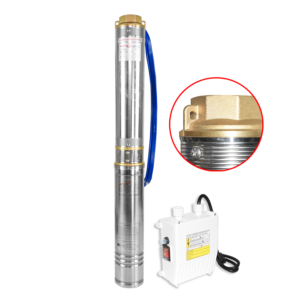 BOMBA SUMERGIBLE POZO 4” SDM 220V 2.0HP 1.50KW 1FASE