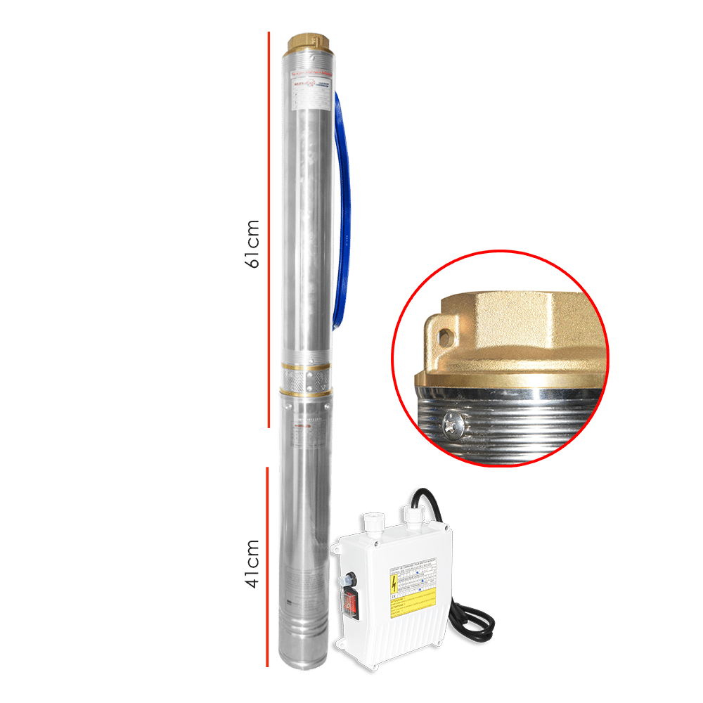 BOMBA SUMERGIBLE POZO 4” SDM 220V 3.0HP 2.20KW 1FASE