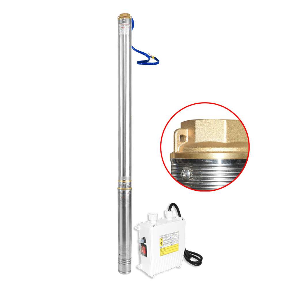 BOMBA SUMERGIBLE POZO 4” SD 380V 10.0HP 7.50KW 3FASE