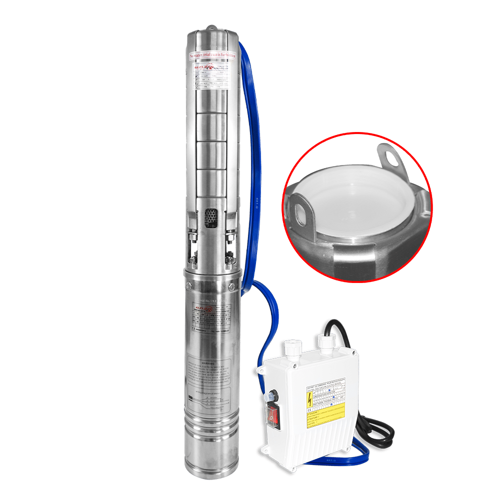 BOMBA SUMERGIBLE POZO 4” SPM 220V 3.0HP 2.20KW 1FASE