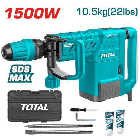 DEMOLEDOR SDS-MAX 1500W 1900BMP 6-25J ANTIVIBRACION INDUSTRIAL