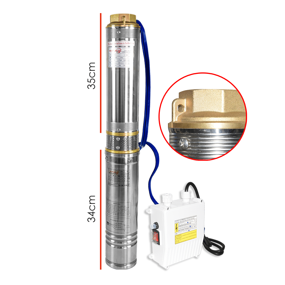 BOMBA SUMERGIBLE POZO 4” SDM 220V 1.0HP 0.75KW 1FASE