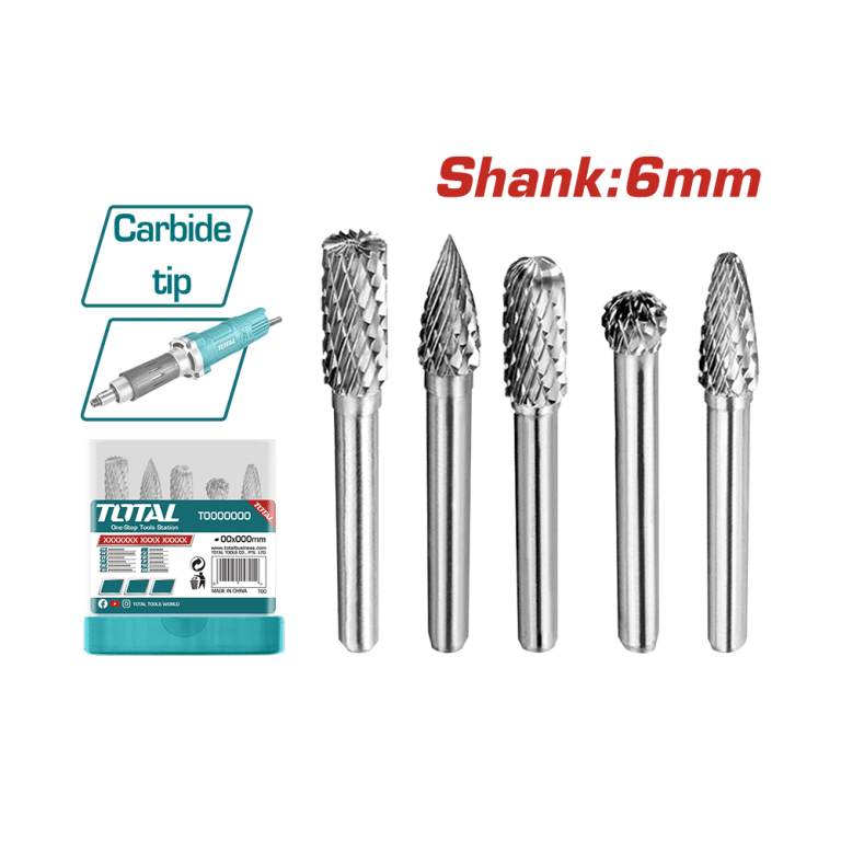 10 Pezzi Tipo E 3*3/4/5/6mm Set Di Lime Rotanti In Carburo Di Tungsteno Fresa Per Incisione CNC, Rettifica-legno/metallo/plastica/acciaio - Foto 8