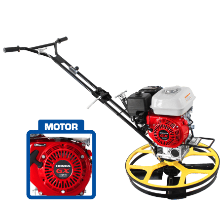 ALISADOR P/CONCRETO C/MOTOR HONDA GX160INC HOJAS