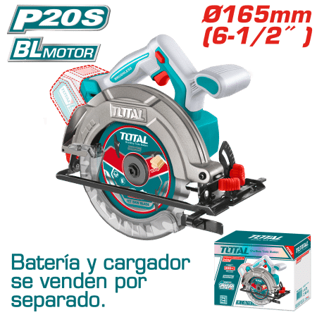 SIERRA CIRCULAR LI-ION 20V 5200RPM 165MM BRUSHLESS INDUSTRIAL