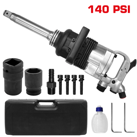 LLAVE DE IMPACTO NEUMÁTICA 01PULG 140PSI 2400NM EN MALETIN