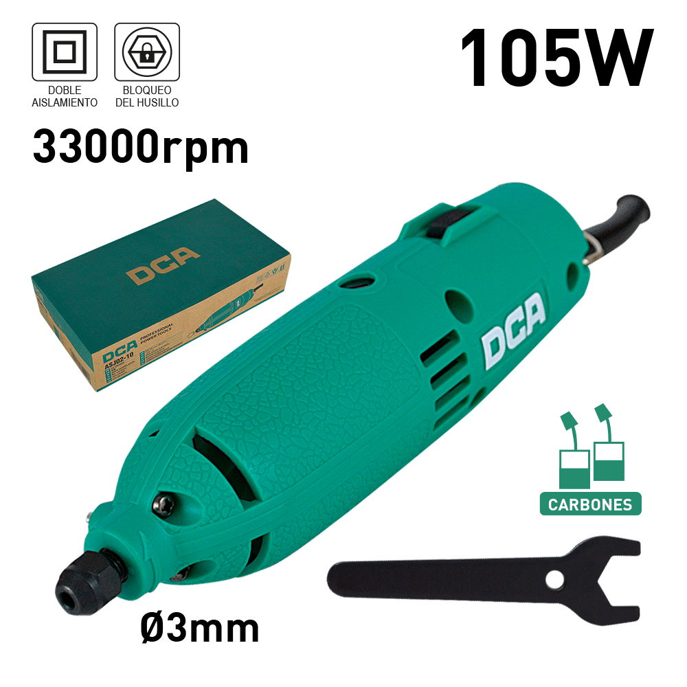 RECTIFICADOR 105W 33000/MIN 3MM BOX