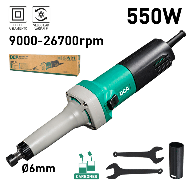 RECTIFICADOR 550W 9000/26700/MIN 6MM BOX
