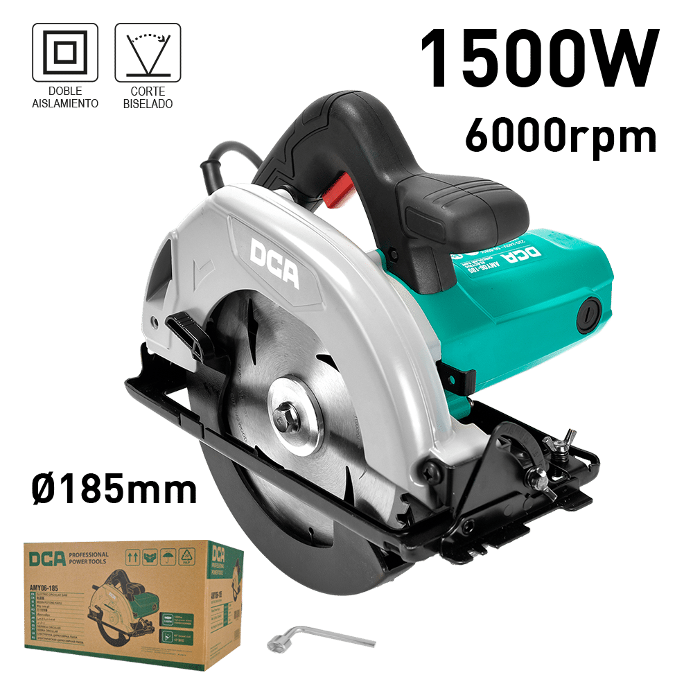 SIERRA CIRCULAR 1500W 6000/MIN 185MM C:65MM 45ºC