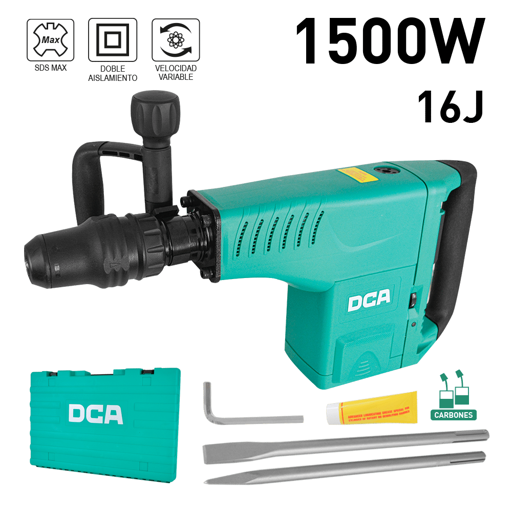 DEMOLEDOR 1500W 16.0J SDS-MAX FI:900-1890/MIN
