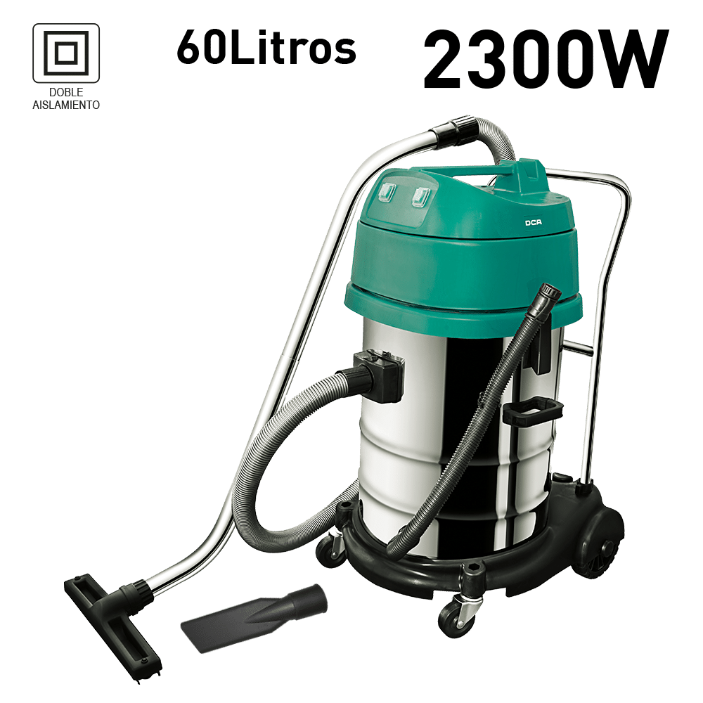 ASPIRADORA 2300W 60L HUMEDO/SECO HEPA FILTER