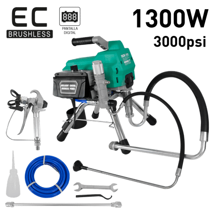 ROCIADORA DE ALTA PRESION BRUSHLESS 1300W 5000/MIN 3000PSI 2.3L/MIN