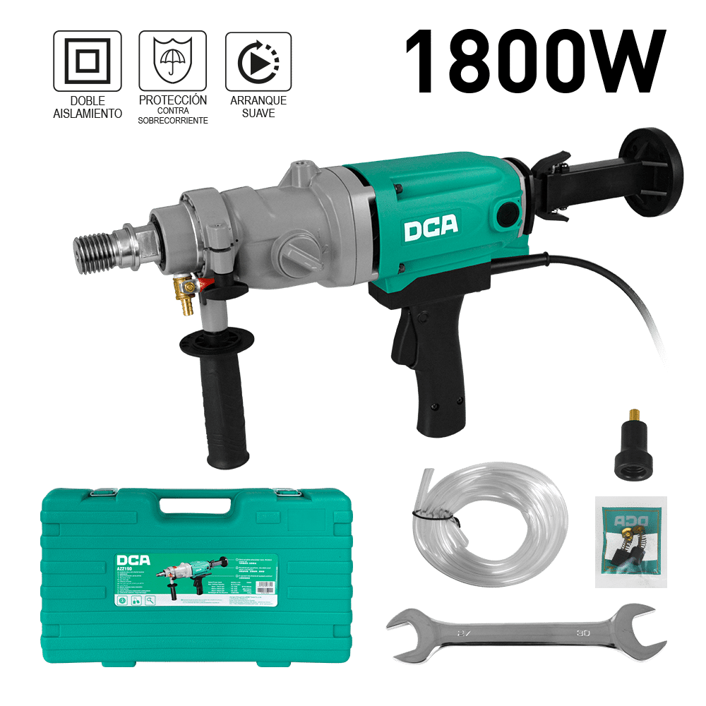 TALADRO DIAMANTE 1800W 3 VELOCIDADES 750-3300/MIN