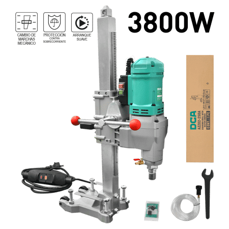 TALADRO DIAMANTE 3800W 390-1100/MIN 250MM