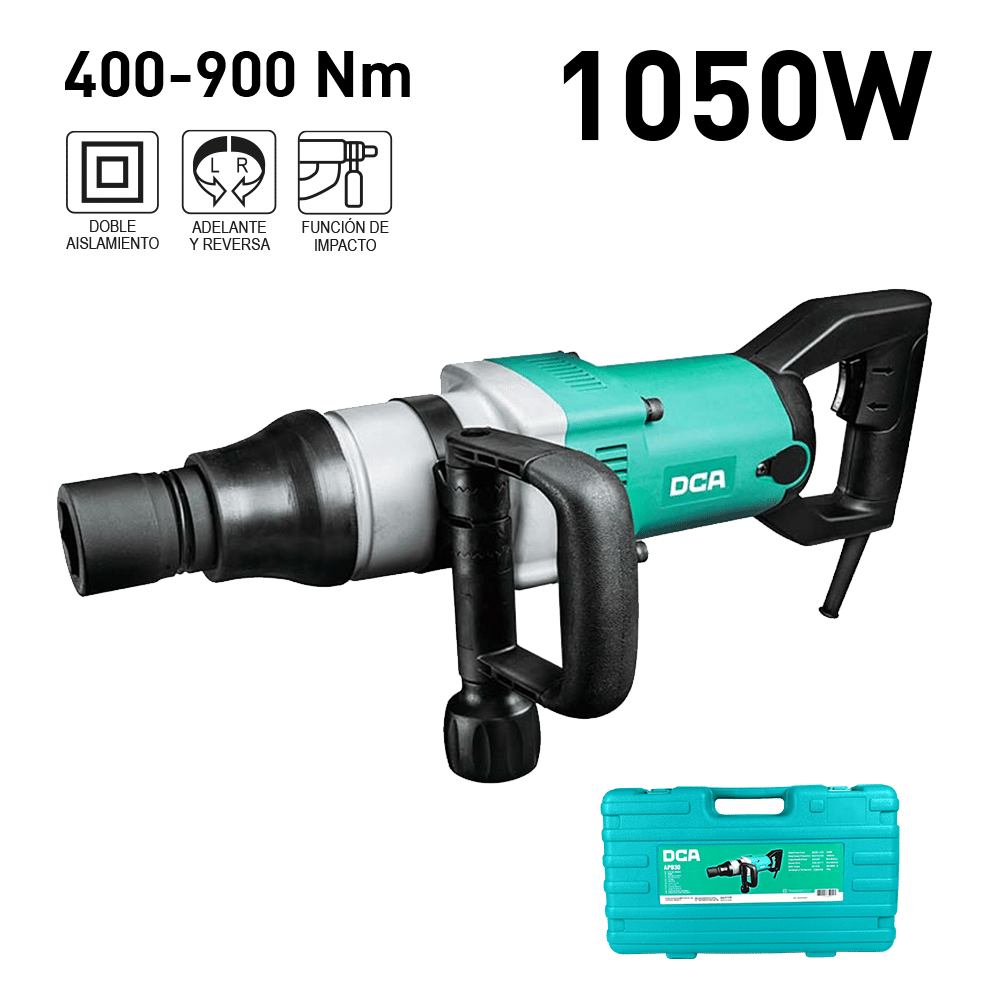 LLAVE DE IMPACTO ELECTRICA 1050W 400-900NM 1'' M24-M30