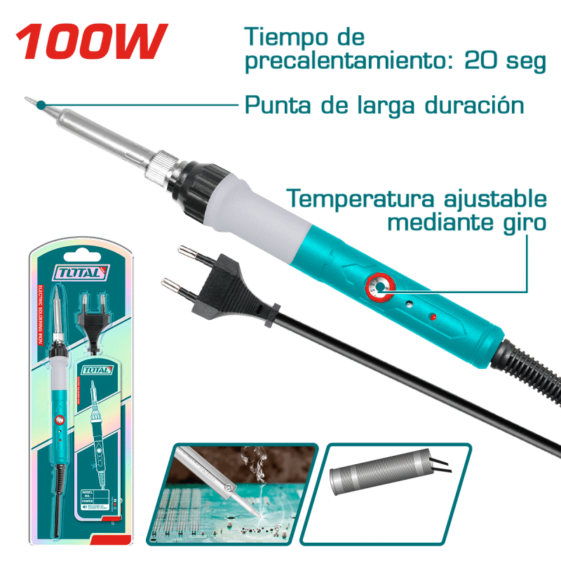 CAUTIN ELECTRICO 100W PREC 20 SEGUNDOS TEMPERATURA AJUSTABLE