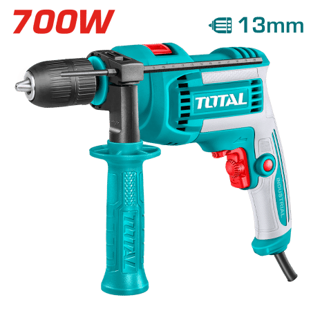 TALADRO PERCUTOR 710W 13MM 0-3000RPM VEL.VARIABLE KEYLESS INDUSTRIAL