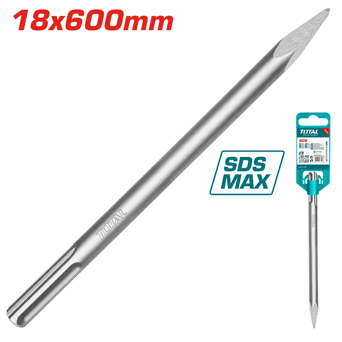 CINCEL SDS MAX 18X600MM PUNTA INDUSTRIAL