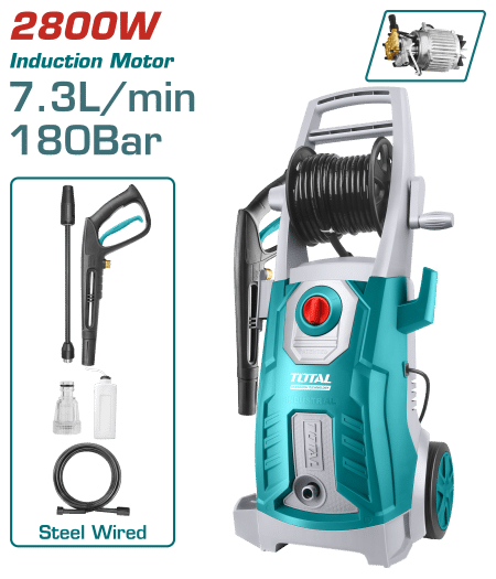 LAVADORA DE ALTA PRESIÓN 2800W 2600PSI 7.3L/MIN INDUSTRIAL