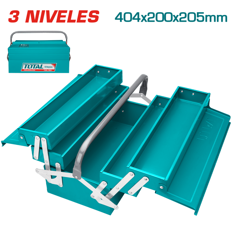PORTA HERRAMIENTAS DE ACERO 0.6-0.8MM 3 NIVELES 40.4CM