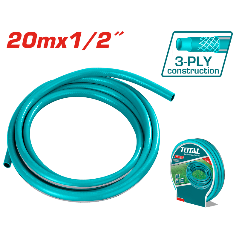 MANGUERA PVC 20M X 1/2'' 300PSI 880N INDUSTRIAL