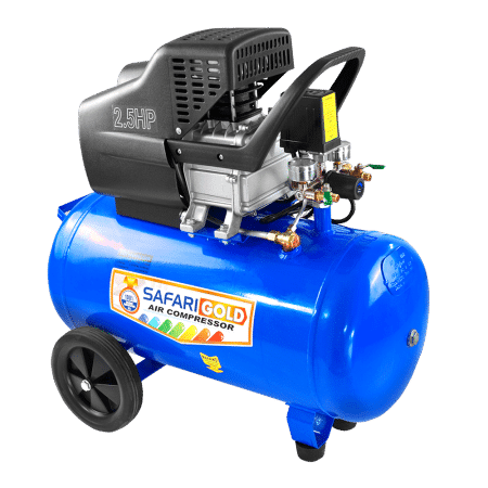 COMPRESORA 50L 2.5HP 220V 8BAR 6.3CFM – AZUL