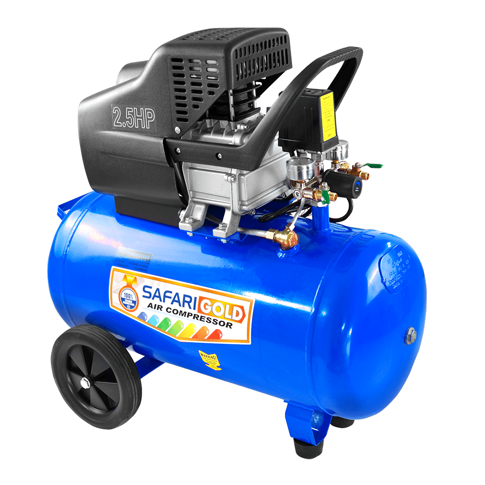 COMPRESORA 50L 2.5HP 220V 8BAR 6.3CFM – AZUL