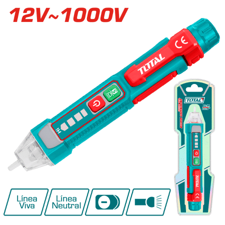 DETECTOR DE VOLTAJE AC LED ALTA: 12-1000V BAJA: 48-1000V