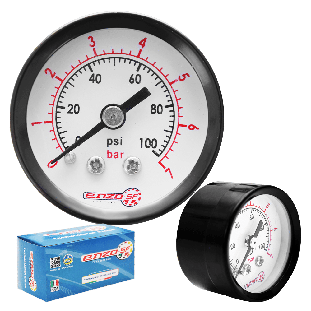MANOMETRO 2.5PULG POSTERIOR 0-100PSI