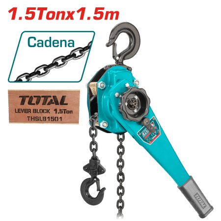 TECLE CON RACHET 1.50 TON 1.5M FUERZA 236N 1 CADENA