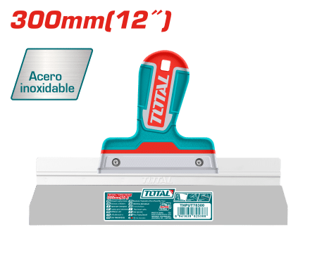 ESPATULA PARA DRYWALL 12'' (300MM) HOJA:0.5MM ACERO INOX INDUSTRIAL
