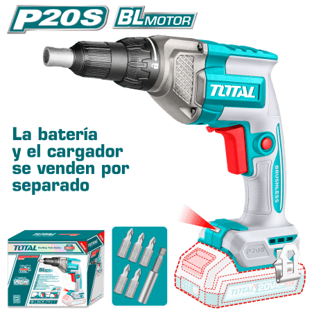 ATORNILLADOR DRYWALL 20V 1/4 HEX 30NM 0-42000RPM 4.2MM INDUSTRIAL