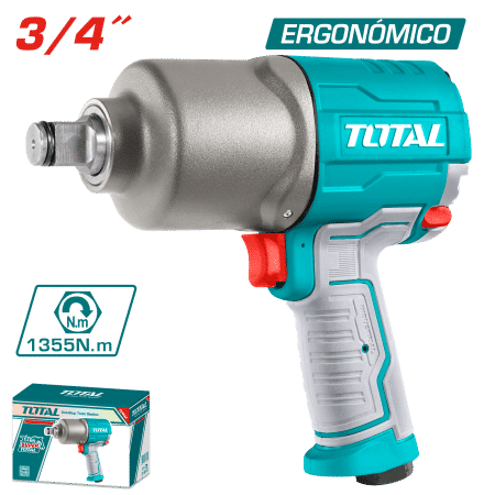 LLAVE IMPACTO NEUMATICA 1355NM 3/4'' 7000RPM 9CFM 90PSI INDUSTRIAL