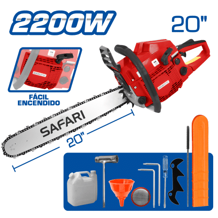 MOTOSIERRA GASOLINERA 20PULG 2200W 52CC
