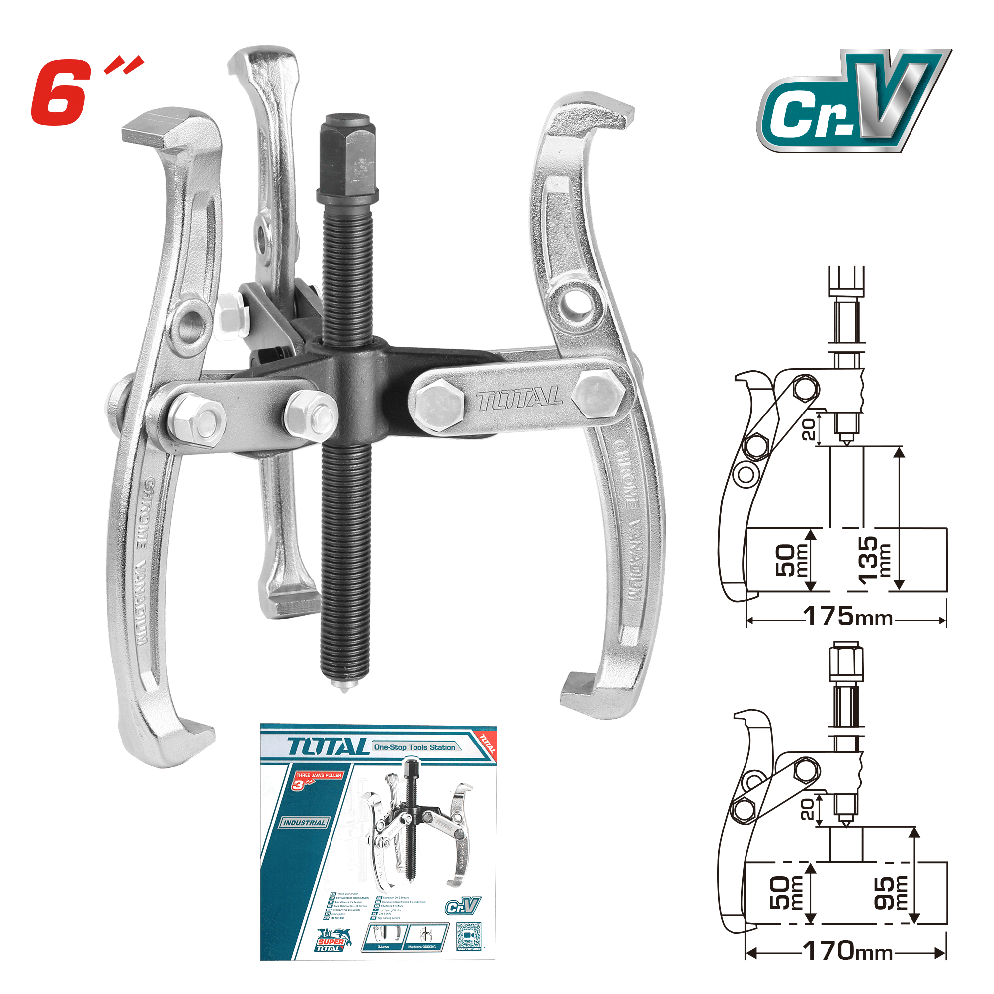 EXTRACTOR DE RODAJES CR-V 6000KG INDUSTRIAL