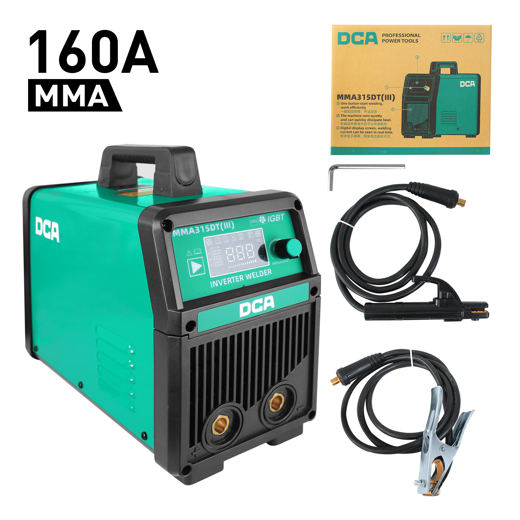 SOLDADORA INV MMA 160A (30%) E:0.65 IP21S F 30A/21.2V