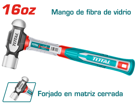 MARTILLO DE BOLA 16OZ N45 ACERO AL CARBONO