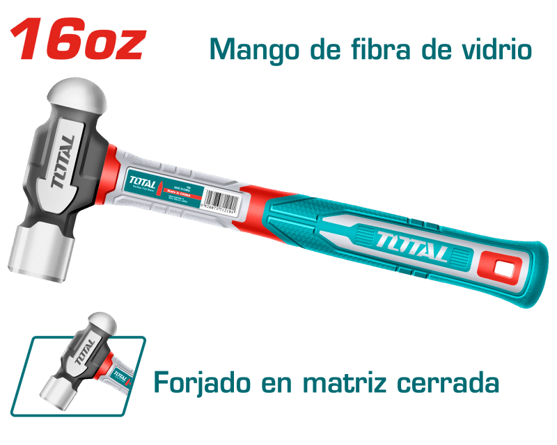 MARTILLO DE BOLA 16OZ N45 ACERO AL CARBONO