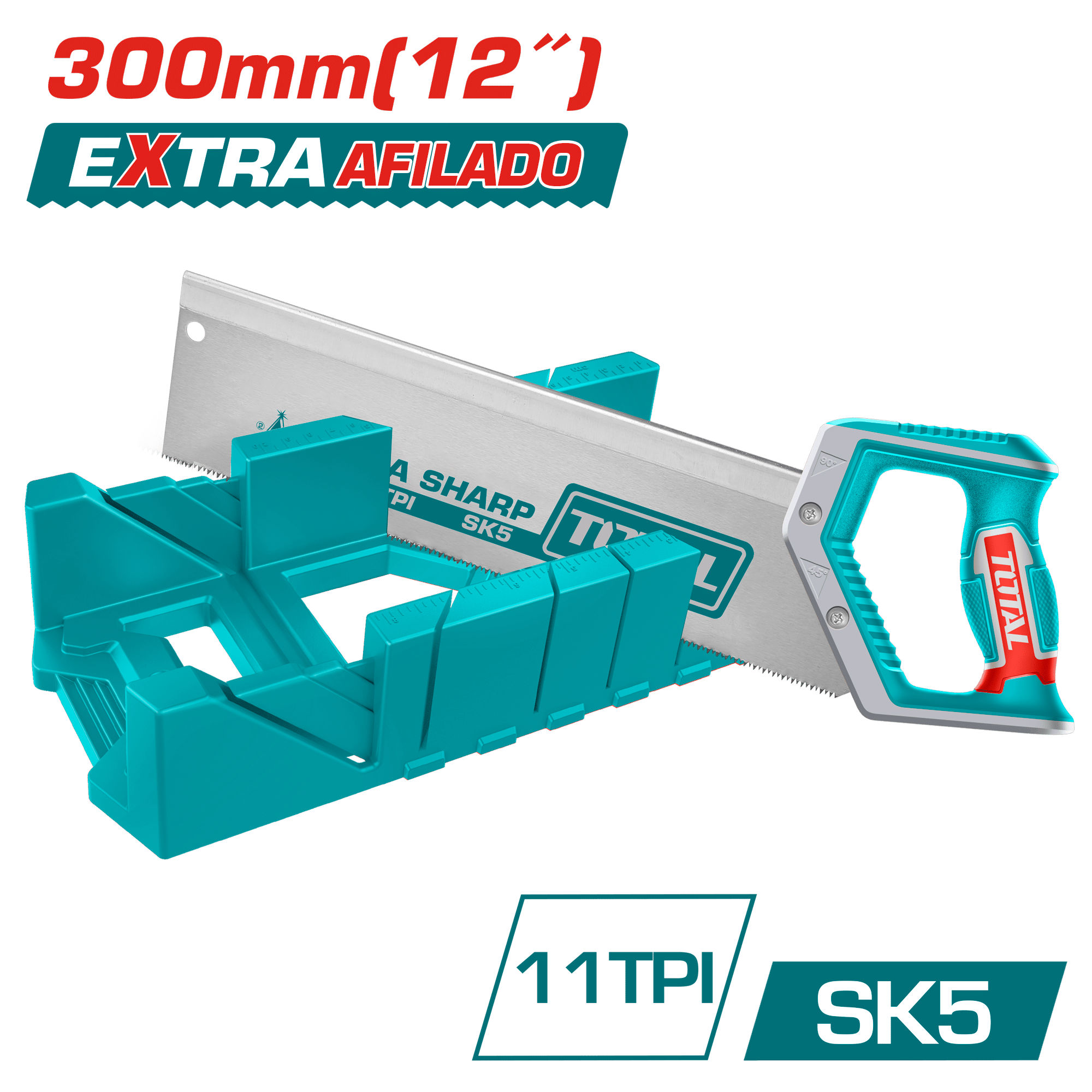 KIT INGLETADORA + SIERRA 300X140X80MM 300MM(12'') 11TPI SK5