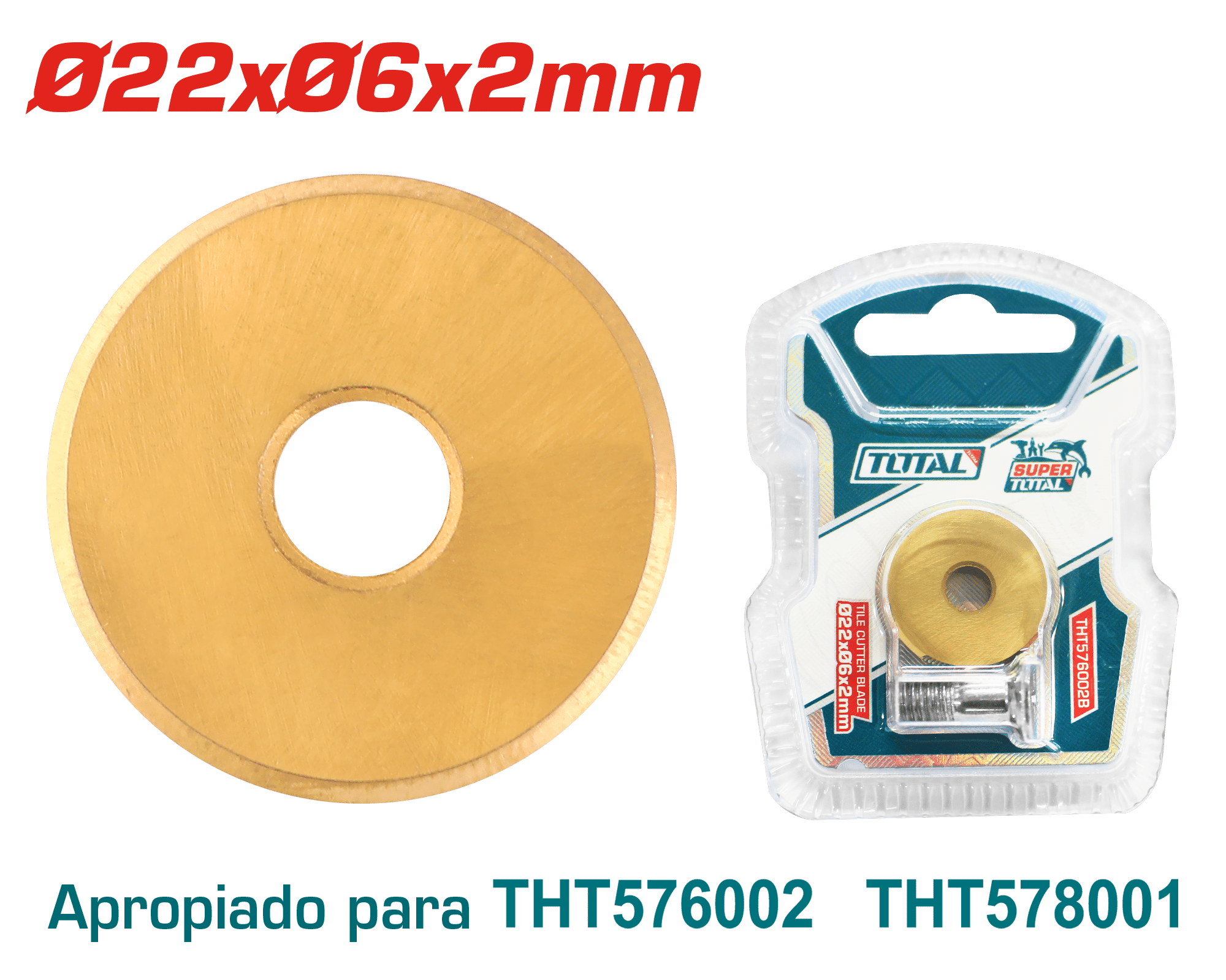CUCHILLA CORTAMAYOLICA 22X6X2MM TUNGSTENO