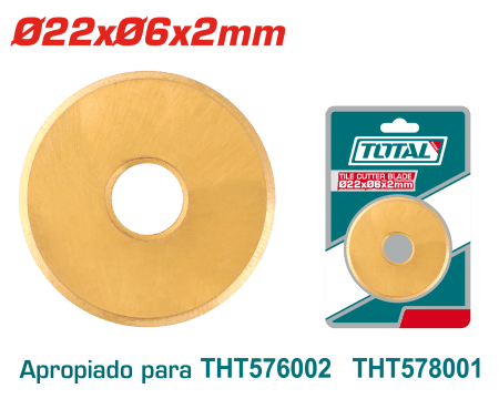 CUCHILLA CORTAMAYOLICA 22X6X2MM TUNGSTENO