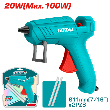 APLICADOR DE SILICONA 20W(100W) 15-22G/MIN + 2 VARILLAS