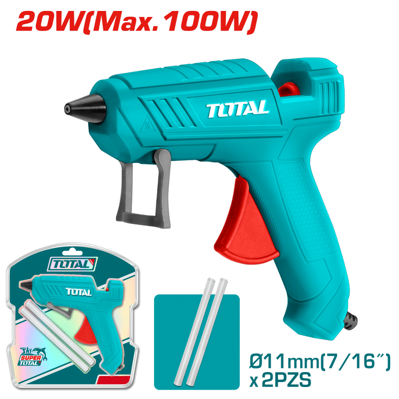 APLICADOR DE SILICONA 20W(100W) 15-22G/MIN + 2 VARILLAS