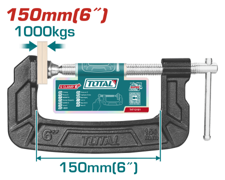 PRENSA G 150MM(6'') HIERRO FUNDIDO HILO-T INDUSTRIAL
