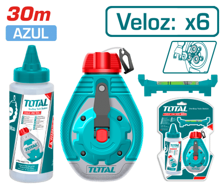 TIRALINEA 30M INCLUYE TIZA + BOTELLA 113G RAPIDES 6:1 INDUSTRIAL