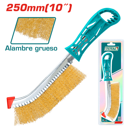 CEPILLO DE ALAMBRE 250MM (10'') A: 130X DIA:03MM