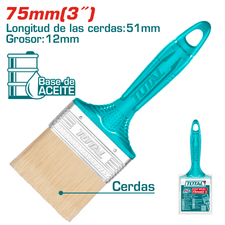 BROCHA P/ESMALTE 75MM (3'') 51X12MM