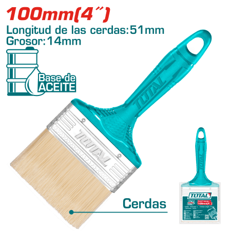 BROCHA P/ESMALTE 100MM (4'') 51X14MM